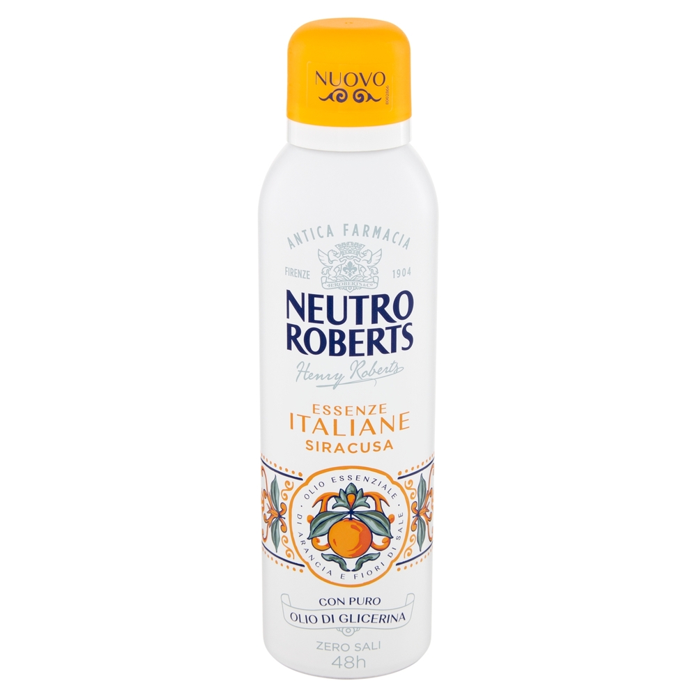 Neutro Roberts Essenze Italiane Siracusa Olio Essenziale di Arancia e Fiori di Sale 200 ml